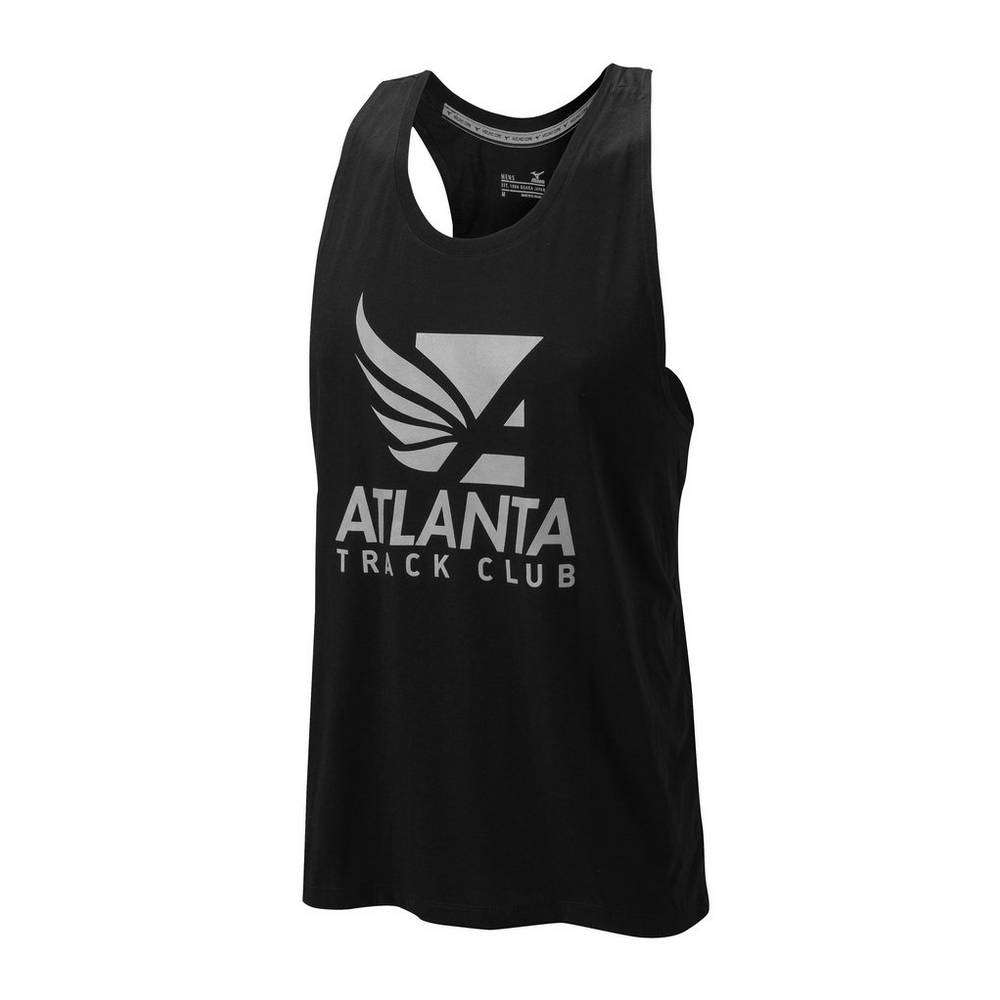 Mizuno Men's Atlanta Track Club 50/50 Tank Top Black (450025-QSU)